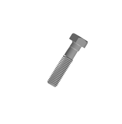Stainless Steel ASME/ANSI B18.2.3.5M-2-2016 Metric hex bolts with reduced shank-Table 2