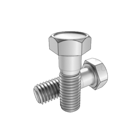 Carbon Steel ASME/ANSI B18.2.3.2M-2005 Metric upset type single chamfer hex head bolts