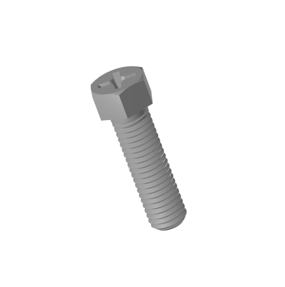 Carbon Steel ASME/ANSI B18.6.3-31-2013 Phillips hex head screws-Table 31